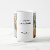 Gepersonaliseerde "Ik hou van je oma" Foto Mok (Center)