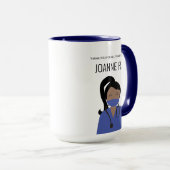 Gepersonaliseerde illustratie Dank u verpleegster Mok (Voorkant rechts)