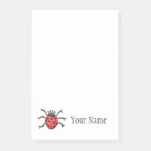 Gepersonaliseerde  Illustratie Ladybug Post-it® Notes (Voorkant)