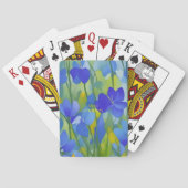 GEPERSONALISEERDE impressionist Texas Bluebonnets Pokerkaarten (Achterkant)