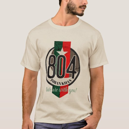 Gepersonaliseerde Imran Khan 804 Shirt – Aangepast (Voorkant)