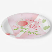 Gepersonaliseerde in een meloen Leuke zomer Papieren Bordje (Gekanteld)