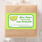 Gepersonaliseerde inbliketiketten Limoen behoudt a Etiket (Insitu)
