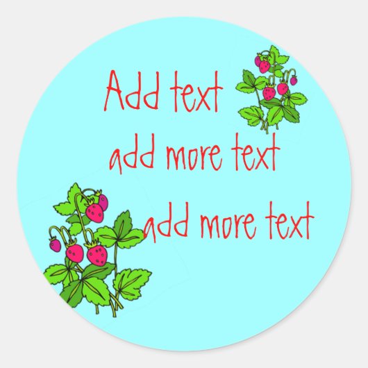 Gepersonaliseerde inbliketiketten ronde sticker (Voorkant)