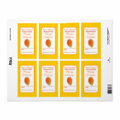 Gepersonaliseerde inbliketiketten voor Jars Mango  Etiket (Full Sheet)