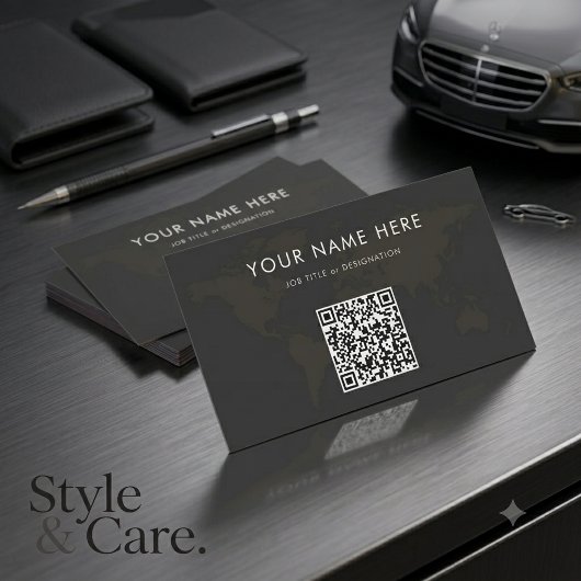 Gepersonaliseerde infomagneetkaart met QR-code