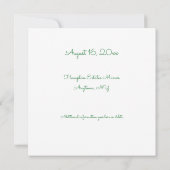 Gepersonaliseerde ingelijste koppels foto opslaan  kaart (Achterkant)