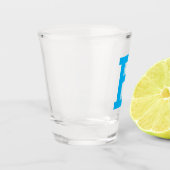 Gepersonaliseerde Initiaal Letter Shot Glas (Links)