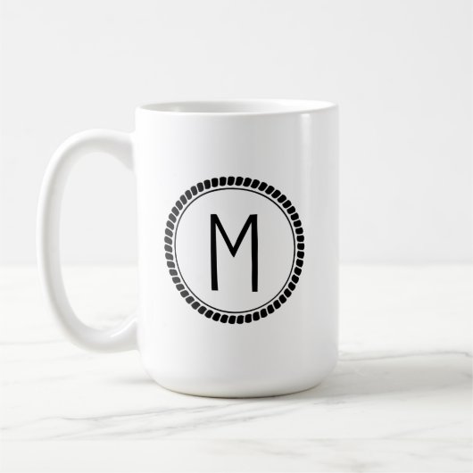 Gepersonaliseerde Initiaal Mok (Links)