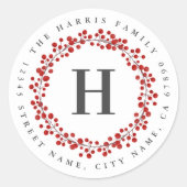 Gepersonaliseerde Initiaal Sticker (Voorkant)