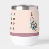 Gepersonaliseerde initialen bloemenharten groen (Voorkant)