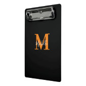 Gepersonaliseerde Initialen en naam Monogram Mini Klembord (Angled2)
