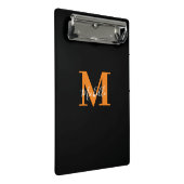 Gepersonaliseerde Initialen en naam Monogram Mini Klembord (Schuin)