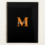Gepersonaliseerde Initialen en naam Monogram Planner<br><div class="desc">Gepersonaliseerde Initialen en naam Monogram Planner</div>