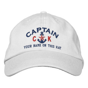 Gepersonaliseerde Initialen Tekst Captain Star Anc Pet