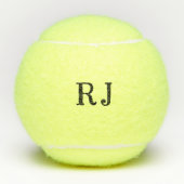 Gepersonaliseerde Initialen TENNISBALLEN (Voorkant)