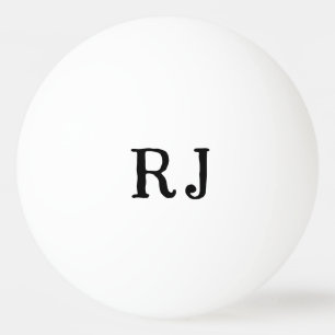 Gepersonaliseerde Initialen TENNISBALLEN Pingpongbal