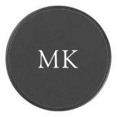 Gepersonaliseerde Initialen van het Monogram Moder Hockey Puck (Voorkant)