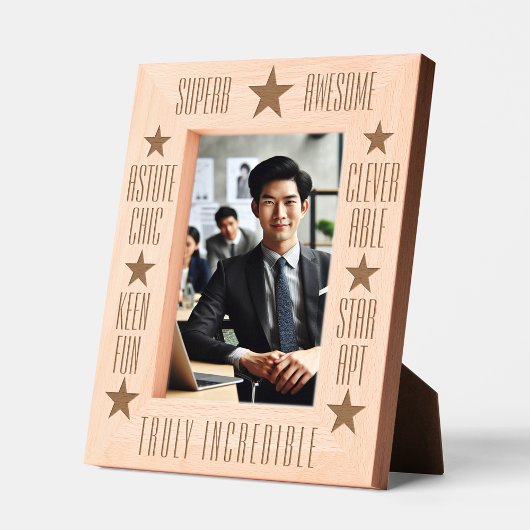 Gepersonaliseerde Inspirerend Abstracte Twirl Gegraveerde Lijstjes