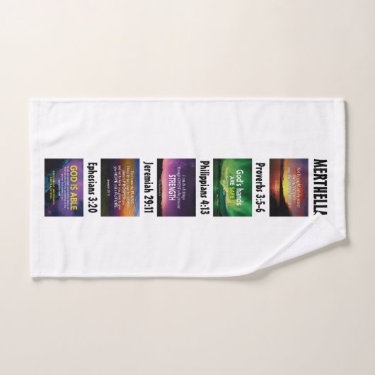 Gepersonaliseerde Inspirerend Christelijke Schrift Handdoek (Handdoek)