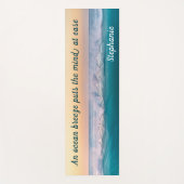 Gepersonaliseerde Inspirerend golf van de Quote Oc Yogamat (Voorkant)