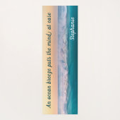 Gepersonaliseerde Inspirerend golf van de Quote Oc Yogamat (Achterkant)