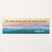 Gepersonaliseerde Inspirerend golf van de Quote Oc Yogamat (Voorkant (horizontaal))