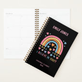Gepersonaliseerde Inspirerend Regenboog & Hart Planner (Display)