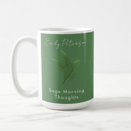 Gepersonaliseerde Inspirerend Sage Morning Gedacht Koffiemok