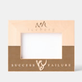 Gepersonaliseerde Inspirerend succesmislukking Ice Gegraveerde Lijstjes (Voorkant)