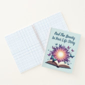 Gepersonaliseerde Inspirerend Waterverf vlinder Notitieboek (Binnen)