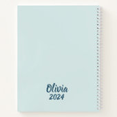 Gepersonaliseerde Inspirerend Waterverf vlinder Notitieboek (Achterkant)