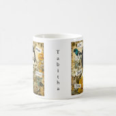 Gepersonaliseerde Inspirerend woorden en  vrouw Koffiemok (Center)