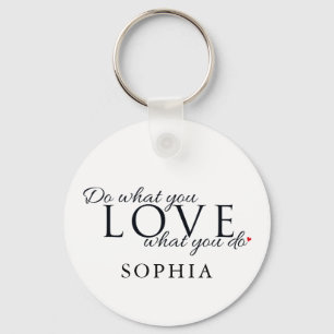 Gepersonaliseerde Inspirerende Spreuk Sleutelhanger