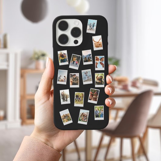 Gepersonaliseerde Instant Film 16 Fotocollage Case-Mate iPhone Case