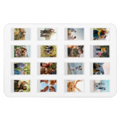 Gepersonaliseerde Instant Film 16 Fotocollage Magneet (Horizontaal)