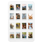 Gepersonaliseerde Instant Film 16 Fotocollage Magneet (Verticaal)