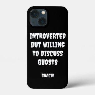 Gepersonaliseerde Introverte Ghost Case-Mate iPhone Case