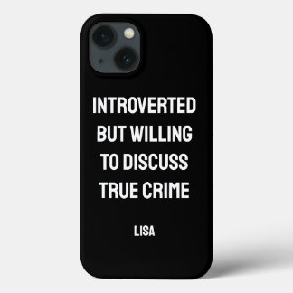 Gepersonaliseerde introverte ware misdaad fan Case-Mate iPhone case