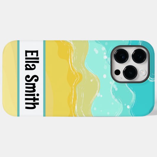 Gepersonaliseerde iPhone 14 Pro Max hoesje (Achterkant (horizontaal))