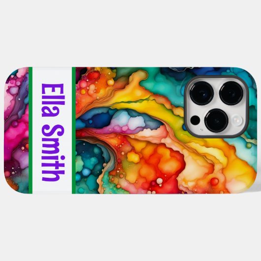 Gepersonaliseerde iPhone 14 Pro Max hoesje (Achterkant (horizontaal))