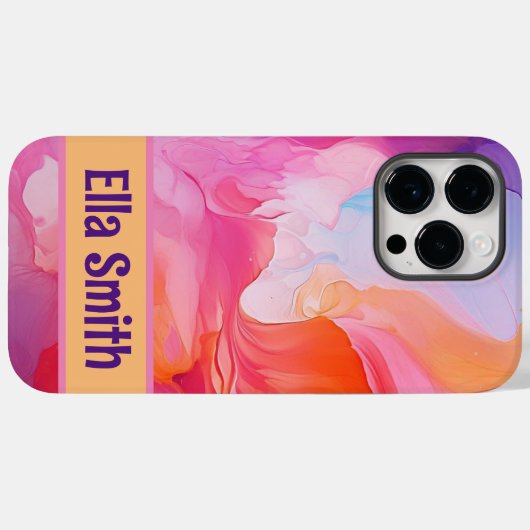 Gepersonaliseerde iPhone 14 Pro Max hoesje (Achterkant (horizontaal))