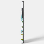 Gepersonaliseerde iPhone 14 Pro Max hoesje bloemen (Achterkant / Links)