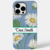 Gepersonaliseerde iPhone 14 Pro Max hoesje bloemen (Achterkant)