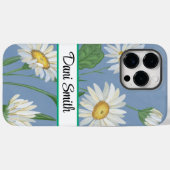 Gepersonaliseerde iPhone 14 Pro Max hoesje bloemen (Achterkant (horizontaal))