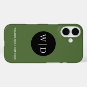 Gepersonaliseerde iPhone 16 Hoesje met Jouw naam (Achterkant (horizontaal))