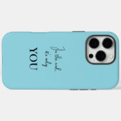 Gepersonaliseerde iPhone Case - Inspirerend quote (Achterkant (horizontaal))