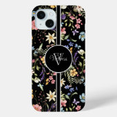 Gepersonaliseerde iPhone Case met Delicate Floral  (Achterkant)