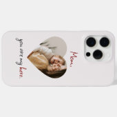 Gepersonaliseerde iPhone Case voor Mom Hero (Achterkant (horizontaal))