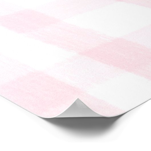 Gepersonaliseerde Iris Baby Meisje Kwekerij Art Pi Poster (Hoek)